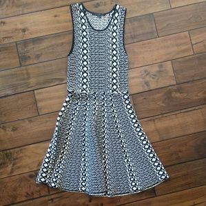 Stretch Knit A-Line Flirty Dress